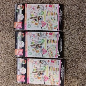3 NEW Happy Planner Sticker Books